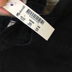NWT Madewell Adirondack Overalls